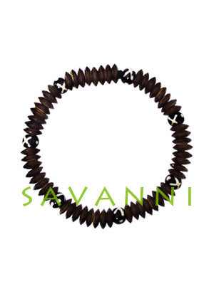 Armband Kokosträpärlor & Korspärlor