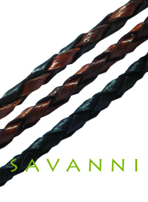 Flätat Läderarmband