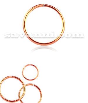 1.2mm Slät Ring Rose Gold