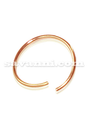 1.0mm Slät Ring Rose Gold