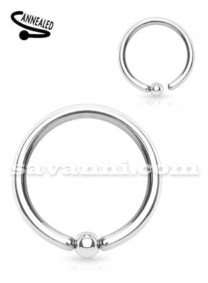 1.0mm Tunn Ring Fast 2mm Kula