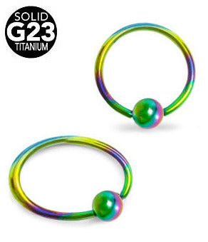 1.2mm Rainbow Ring Titan