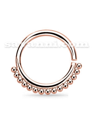 1.2mm Piercingring Beaded Trim