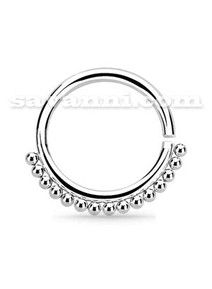 1.2mm Piercingring Beaded Trim