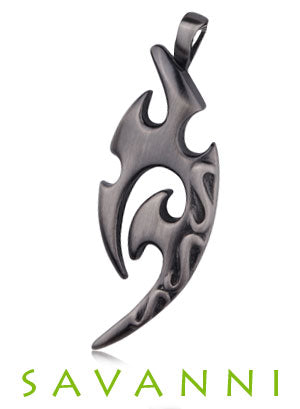Blygrå Stålberlock Tribal