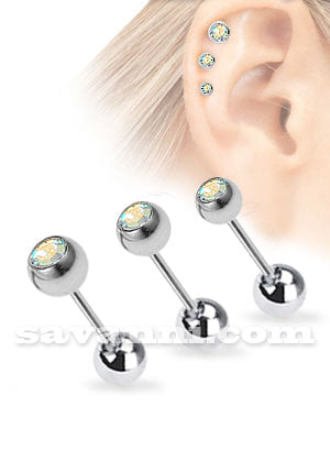 Helix-smyckeset Single Strass
