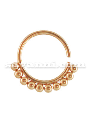 0.8mm Piercingring Beaded Line