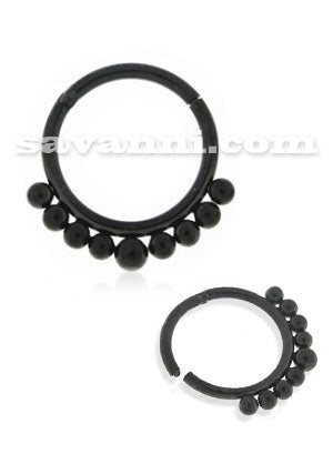 1.2mm Segment Ring Clicker Tribal Balls
