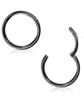 1.2mm Svart Segment Ring Clicker