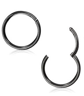 1.0mm Svart Segment Ring Clicker