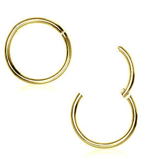 1.6mm Guldfärgad Segment Ring Clicker