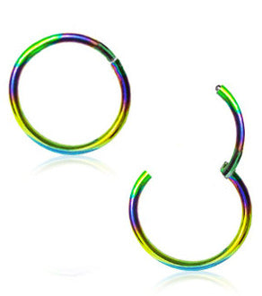 1.2mm Rainbow Segment Ring Clicker