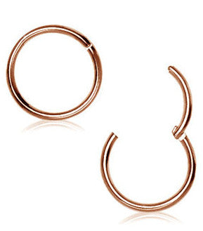 1.2mm Rose Gold Segment Ring Clicker