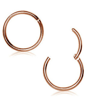 1.0mm Segment Ring Clicker Rose Gold