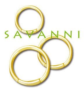 1.2mm Guldfärgad Segment Ring