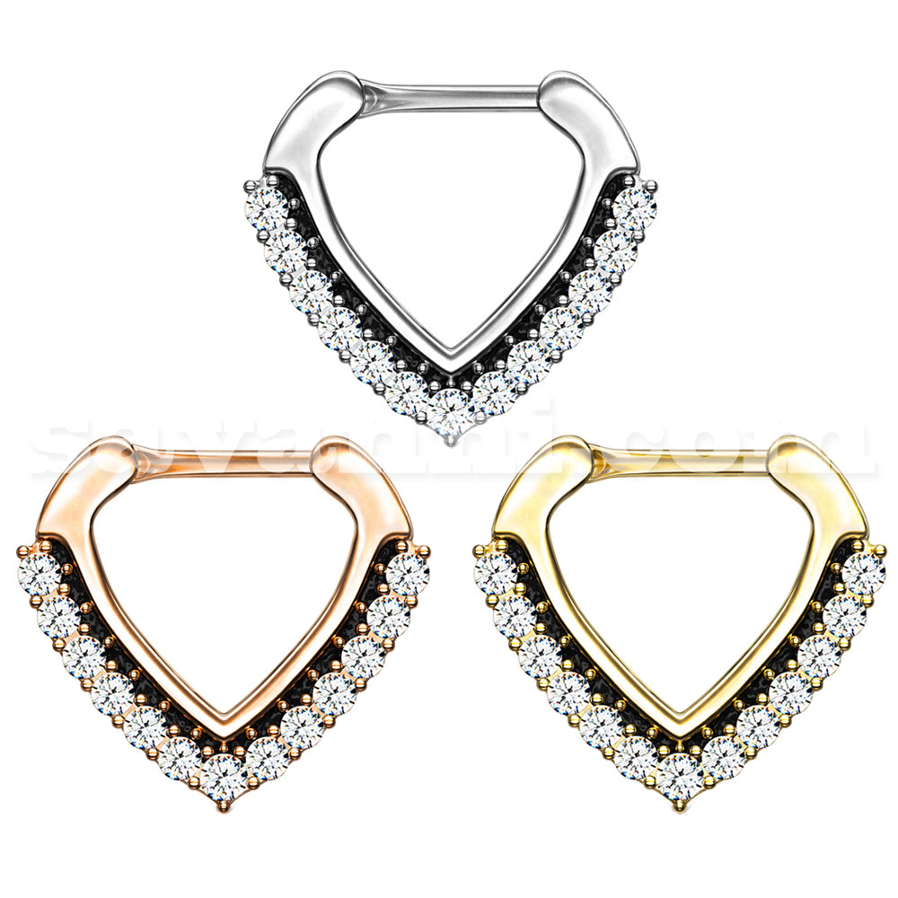 Septum clicker zircon