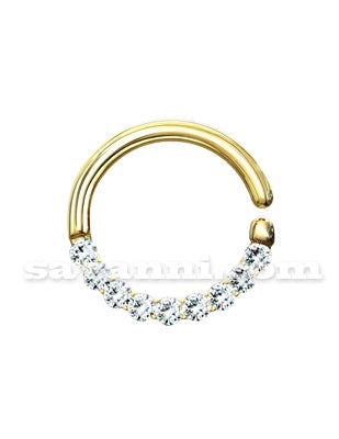 1.2mm Piercingring Beaded Trim