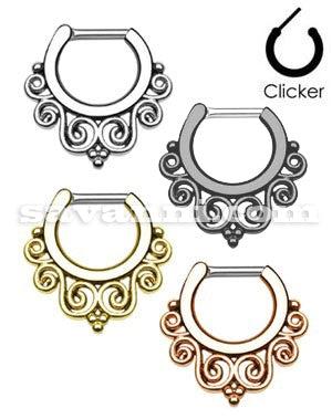 Septum clicker tribal