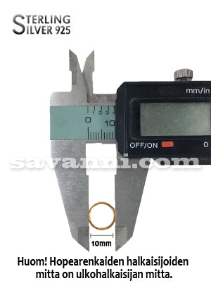 0.6mm Roséguldfärgad Öppen Silverring