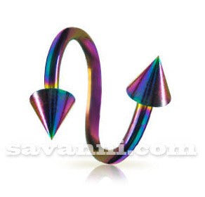 1.6mm Spiral Med Koner Rainbow