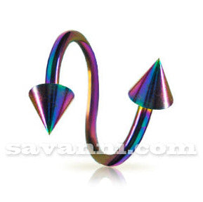 1.2mm Spiral Med Koner Rainbow
