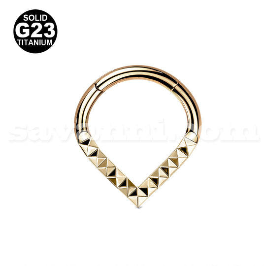 1.2mm Titaani Clicker Pyramid