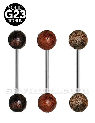 1.6mm Barbell Titan Träkulor