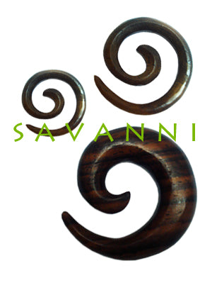 Töjsmycke Spiral Sono Trä