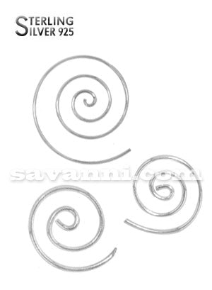 Töjsmycke Spiral av Silver