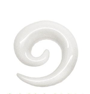 Töjsmycke Vit Spiral Lyser I UV-ljus