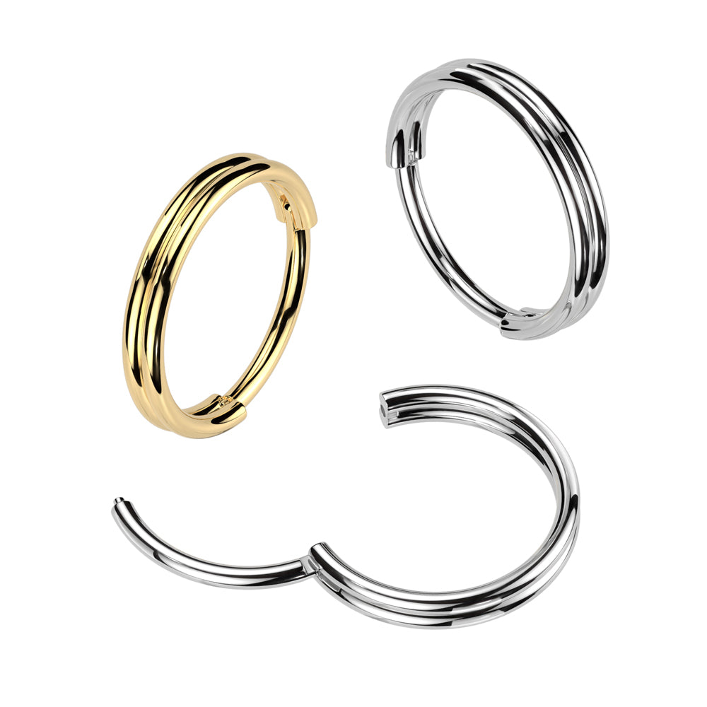 Clicker ring double wire