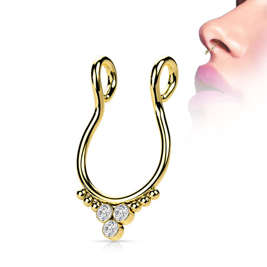 Feikki Septum Zircon Beads