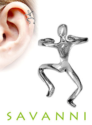 Silver Fake Helix-smycke Klättrare