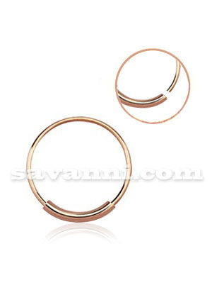 Silverring Smooth Rose Gold