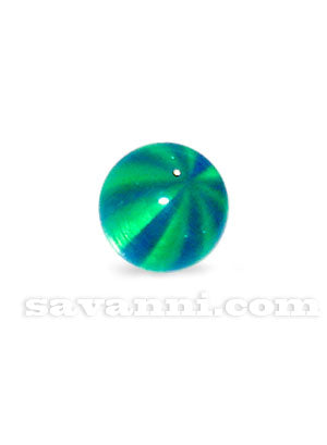 1.6mm Smyckeskomponent Akrylkula Beachball