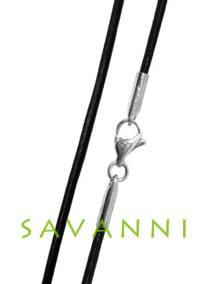 Svart Halsband av Läder
