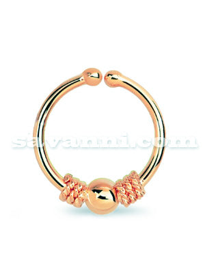 Silver Rose Gold Fake Ring Classic Bali Wire