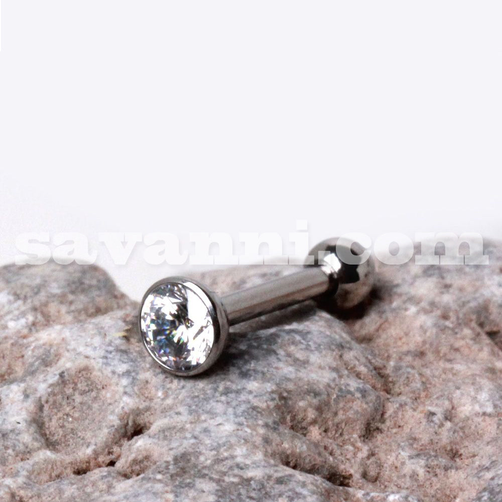 1.2mm Rustokoru Barbell Strass